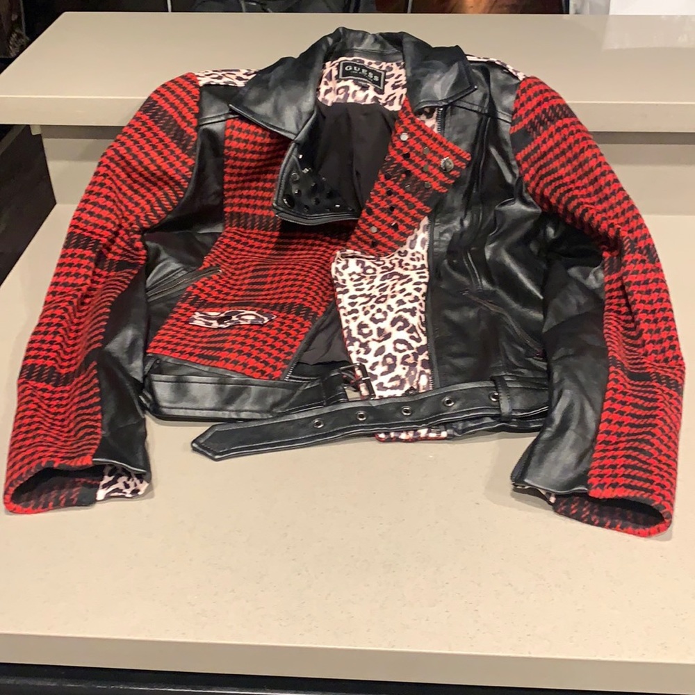 Never worn Guess Moto Jacket Size small
